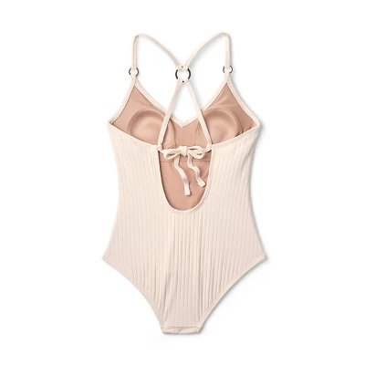 Women's Wide Ribbed Ring Medium Coverage One Piece Swimsuit - Kona Sol™ - Image 5