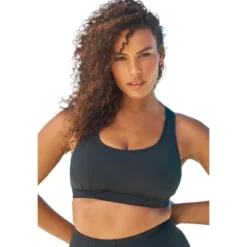 Swim 365 Women’s Plus Size Scoop Neck Swim Bra