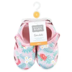 Hudson Baby Infant, Toddler And Kids Girl Sandal And Water Shoe, Hawaiian Print