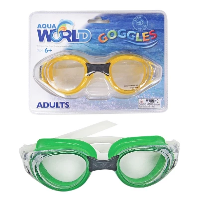 Link Aqua World Swimming Goggles For Adults UV Resistant Anti Fog Adjustable Strap - 2 Pack - Image 4