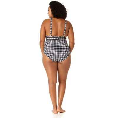 Anne Cole Plus - Women's Trim Triangle One Piece Swimsuit - Image 2