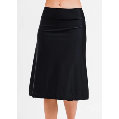 Calypsa Womens -Long Swim Skort - Image 2