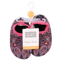 Hudson Baby Infant And Toddler Water Shoes For Sports, Yoga, Beach And Outdoors, Paisley Punch