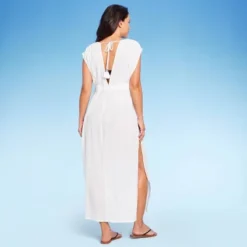 Women's Side-Slit Maxi Cover Up Dress - Kona Sol™
