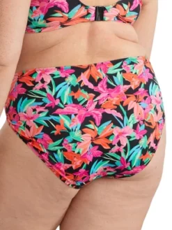 Elomi Women's Plus Size Savaneta Mid-Rise Bikini Bottom - ES801372