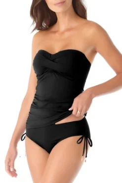 Anne Cole - Women's Twist Front Bandeaukini Swim Top