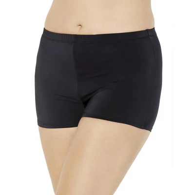 Swimsuits For All Women’s Plus Size Chlorine Resistant Swim Boy Short - Image 4
