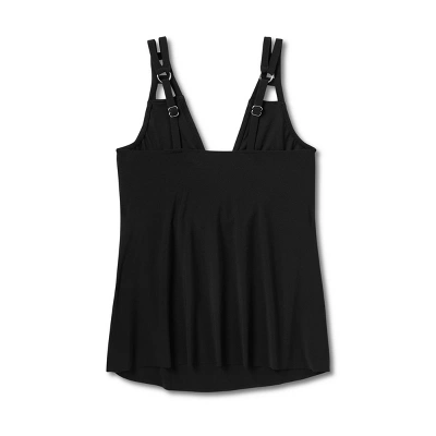 Women's UPF 50 Cut Out Strap Tankini Top - Aqua Green® - Image 5