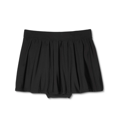 Women's UPF 50 Split Swim Skirt - Aqua Green® Black - Image 6