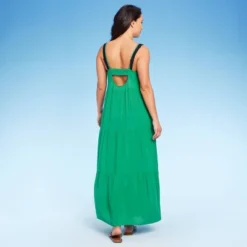 Women's Tiered Maxi Cover Up Dress - Kona Sol™